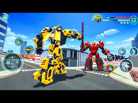 Flying Robot Car Jet Transformation Game 2026 | Super Robot Fighting - Android Gameplay