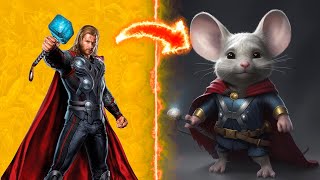 🐭 Avengers but Mice 🐭 Marvel & DC 🔥  All characters