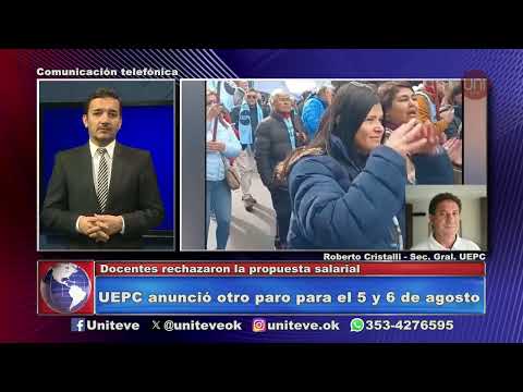 UEPC anunció paro de 48 horas