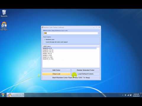 Random Color Flasher Software