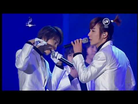 [HD] 100203  Super junior - Super girl + SorrySorry@19th Seoul Music Award