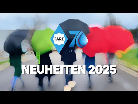 Die FARE-Neuheiten 2025: Leicht, bunt, stabil, nachhaltig - alles, was das Schirm-Herz begehrt!