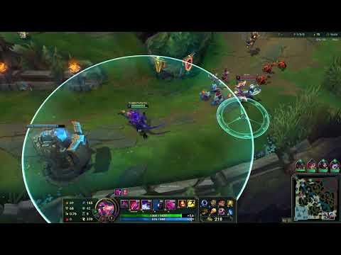 Cho'gath Lulu vs Varus Xerath Bot D3 (W) 13.21 7/2/3