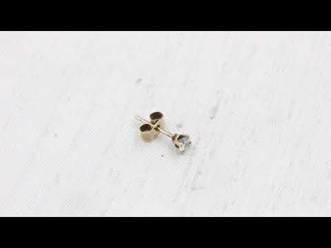 9ct Yellow Gold 0.2ct Diamond Stud Earring 0.3g - 1905011