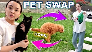 Swapping Pets for a Day - Merrell Twins