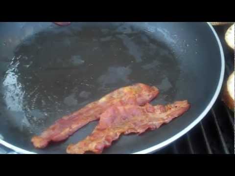 BarbaraQue's 142nd Grill D142 Grilled Bacon Lettuce & Tomato Sandwiches.MP4
