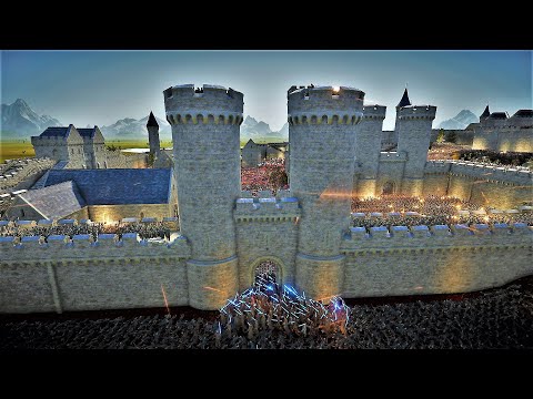 1,968 STAR WAR JEDI KNIGHTS LAY SIEGE TO WW2 GERMAN SOLDIERS CASTLE | UEBS  UEBS 2