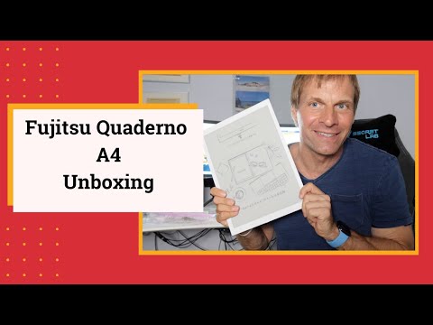 Fujitsu Quaderno A4 eInk Unboxing