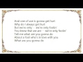 Leo Sayer - Only Foolin' Lyrics