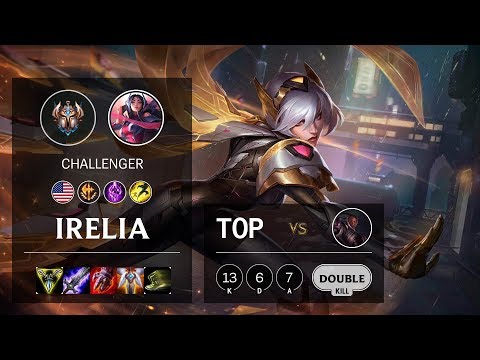 Irelia Top vs Lucian - NA Challenger Patch 10.9