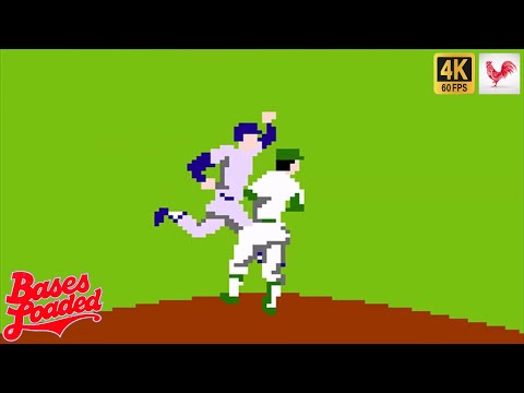 Charging the Mound | Bases Loaded | NES Gameplay | RadRedRooster