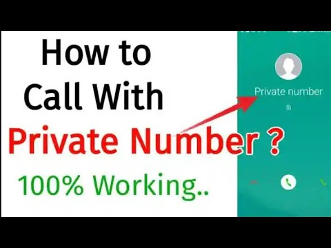 How to call someone as ’private number’ for free // How to hide your caller ID
