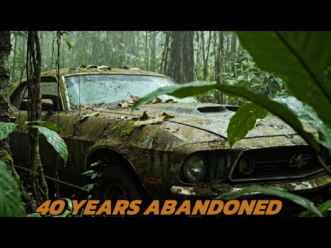 ASMR Car Restoration | 1972 Ford Mustang – From Jungle Scrap to Showroom Perfection