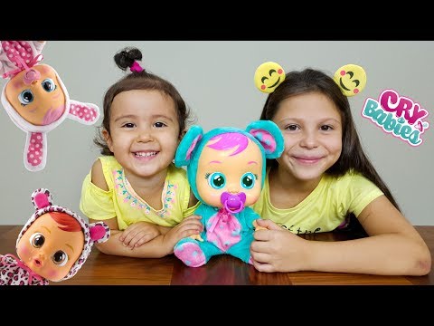 Cry Babies Surprise for Ceylin & Ceren Learn Colors with Nursery Ryhmes Pretend Play Video for Kids