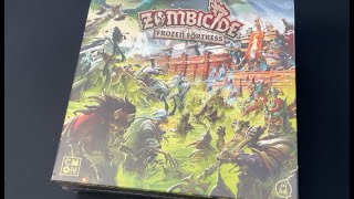 TDG: Zombicide: White Death - Frozen Fortress Kickstarter Box unboxing with Ray