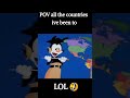Yakko S World But It S Only Countries I Ve Been To Shorts