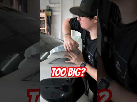 Is This Carbon Fiber Wing TOO BIG?