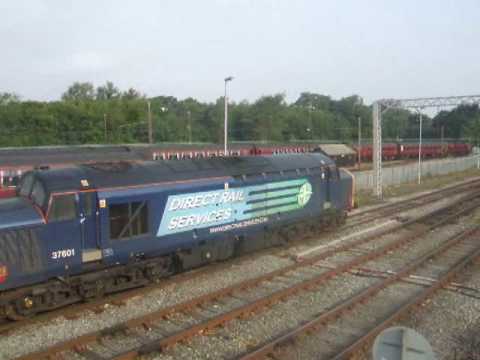 37601+37069 with 6C53 departing Carnforth on 3rd July 2009