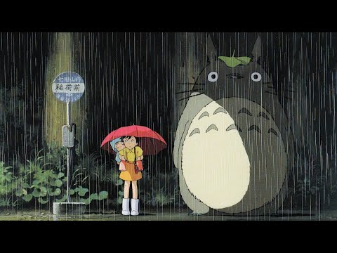 Studio Ghibli Relaxing Piano Music With Rain | 2 hours
