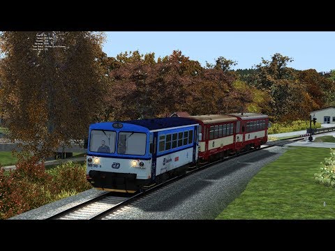 Train Simulator 2018-#6-ČD-809-342-Újezdec u Luhačovic-bojkovice-Ep.1