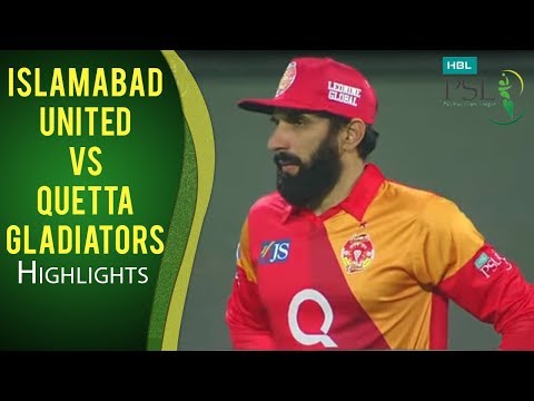 PSL 2017 Match 7: Islamabad United v Quetta Gladiators Highlights