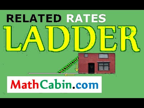 🚀Related Rates Sliding Ladder problem ! ! ! ! !