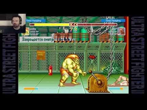 Ultra Street Fighter 2 Pro Controller Online MP pt52 - Lag, Then Quit!