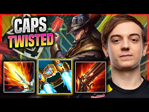 CAPS IS A BEAST WITH TWISTED FATE! - G2 Caps Plays Twisted Fate MID vs Corki! | Season 11