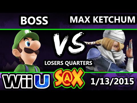 S@X - WS | Boss (Luigi) Vs. juice.Max Ketchum (Sheik) SSB4 Losers Quarters - Smash 4