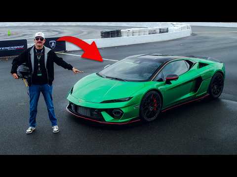 Thumbnail for Lamborghini Let Me Drive Their NEWEST Car! - 10,000 RPM Temerario! by Lamborghini Temerario