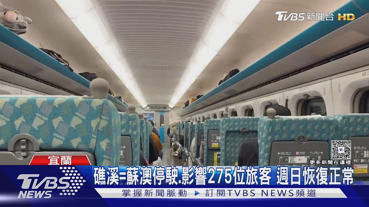 強震撼動交通！台鐵列車被迫急煞「超級無敵晃」　275名旅客受影響