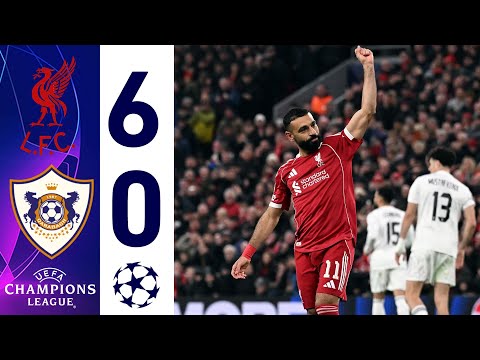 Liverpool vs Qarabag 6-0 | All Goals & Highlights | Champions League 2026