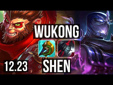 WUKONG vs SHEN (TOP) | 700+ games, Legendary | EUW Master | 12.23