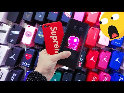The Coolest Smartphone Cases In China 📱 Supreme 😲😱 Video