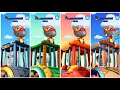 Talking Tom Hero Dash Tom Saving All Friends With 4 Screens