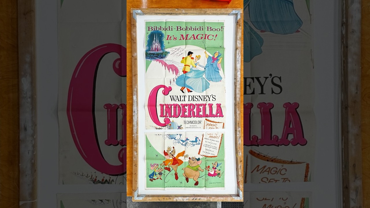 Cinderella signed this poster! ✍️