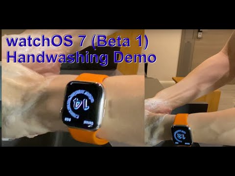 watchOS 7 (Beta 1) New Handwashing Feature Demo