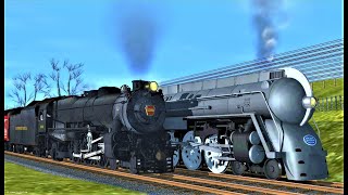 Duo K4s vs NYC Dreyfuss Hudson J3a  - Trainz