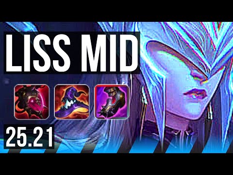 LISSANDRA vs YONE (MID) | 14/3/6, Dominating | EUW Master | 25.21