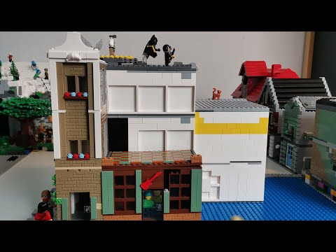 Das Eckgebäude [Der Aufzug] | Lego Stadt Bau Nr. 25