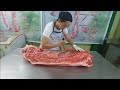 LADY BUTCHER DEBONER MEAT CUTTER JEAN BARCELONA MOLINA