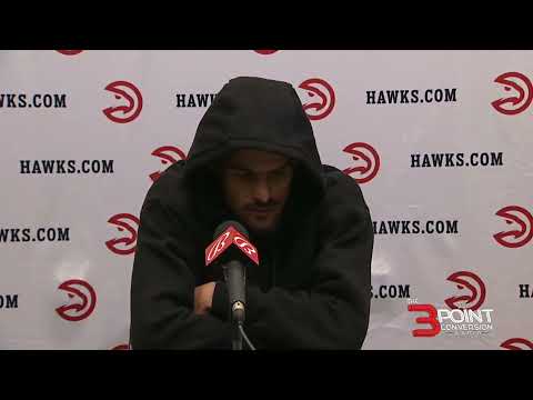 Trae Young talks about the Hawks' being a close knit group after their 115-108 win over the Jazz