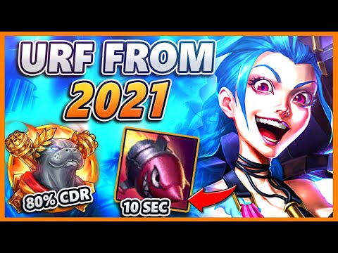 *URF FROM THE FUTURE* I TIME TRAVEL TO PLAY URF IN 2021 - BunnyFuFuu | URF