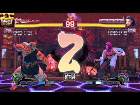 El-venemous (Gouken) Vs (ThisRoseIsForYou) Rose - USF4
