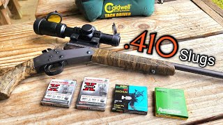 .410 Slug Accuracy Test Winchester Remington Brenneke
