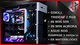 In Win 509 + Aurora Fans and LED