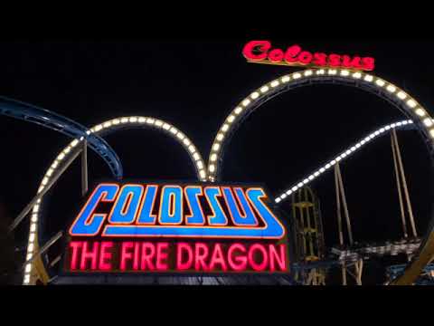 Colossus The Fire Dragon Back Row POV: Lagoon Amusement Park Farmington Utah