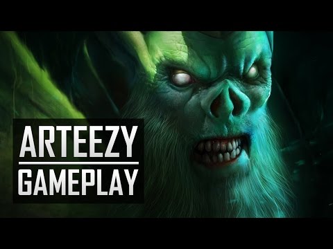 Arteezy Necrophos plays in Dota 2