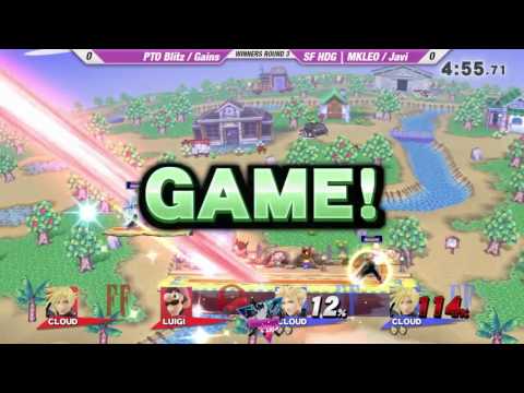 Canada Cup Gaming 2016 - PTO Blitz + Gains vs MKLEO + Javi - SSB4 Doubles WR3
