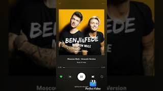 Moscow Mule acoustic version benji e Fede
